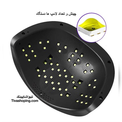 دستگاه یووی ال ای دی 220 وات مدل X8 MAX  ‎سان | SUN