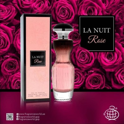 عطر زنانه فراگرنس ورد La Nuit Rose حجم ۱۰۰ میل “لانکوم میدنایت رز الکسیر