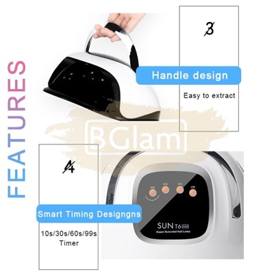 یو وی ال ای دی 220 وات سان T6 مکس دستگاه یو وی UV/LED Sun T6 max 220w 