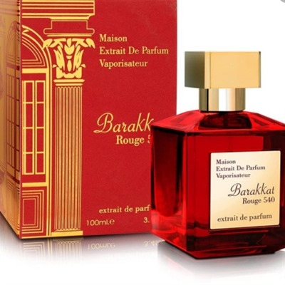 عطر ادکلن باکارات رژ قرمز فرگرانس ورد Barakkat Rouge 540 حجم 100 میل