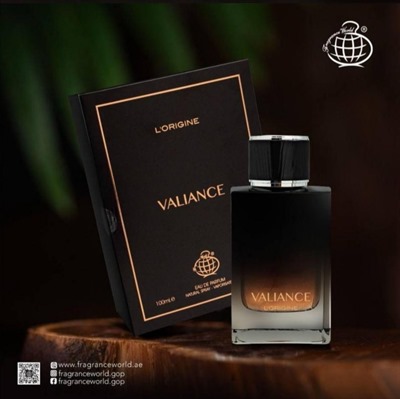 عطر ادکلن والیانس اورجین زنانه فراگرنس ورد Fragrance world Valiance Origine