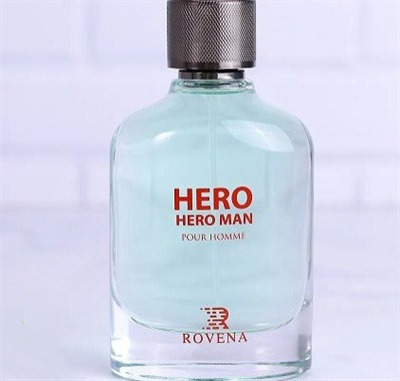 ادکلن روونا مدل هیرو من پور هوم رایحه هوگو سبز ROVENA Hero Man کد 411