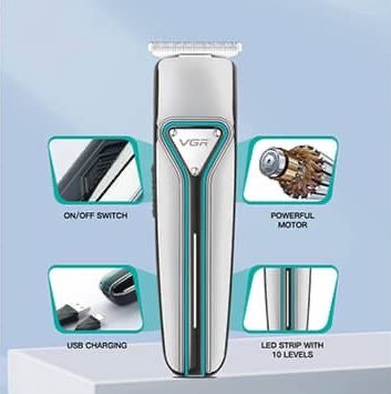 ماشین اصلاح وی جی ار مدل v-008 حرفه ای
