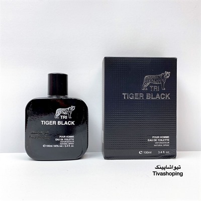 ادکلن تایگر بلک (با رایحه لاگوست مشکی) TIGER BLACK