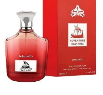 عطر ادکلن ادونتور رد کینگ کرید وایکینگ قرمز مردانه جانوین ADVENTURE RED KING حجم 100 میل