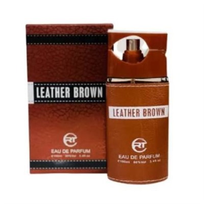 ادکلن مردانه آر تی مدل leather brown حجم 100 میلی لیتر