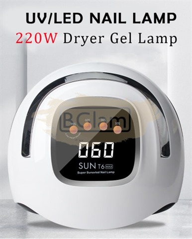 یو وی ال ای دی 220 وات سان T6 مکس دستگاه یو وی UV/LED Sun T6 max 220w 