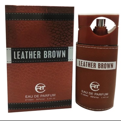 ادکلن مردانه آر تی مدل leather brown حجم 100 میلی لیتر
